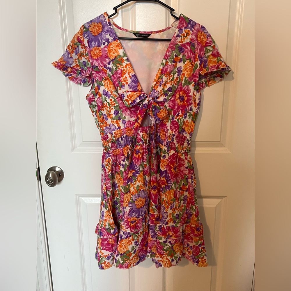 Floral V-Neck Dress
